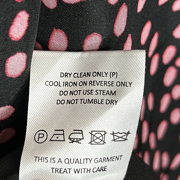 NWT Rebecca Vallance Womens Cha Cha Silk Cut Out Spotted Midi Dress SIZE 4 - Picture 14 of 15